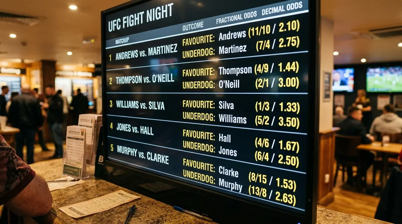 UFC Betting Odds vs Reality: How Often Do Favourites Win?